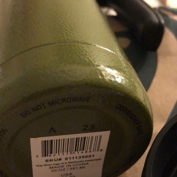 🛑SOLD🛑NWT Stanley + Starbucks Military Stainless Steel cup with Handle - Picture 12 of 16